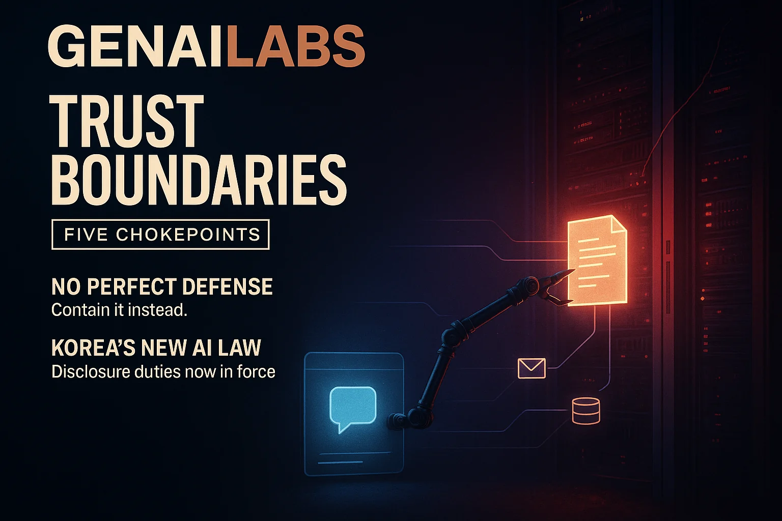 생성형 AI 보안 위협, 기술 취약점부터 국내 규제까지 총정리