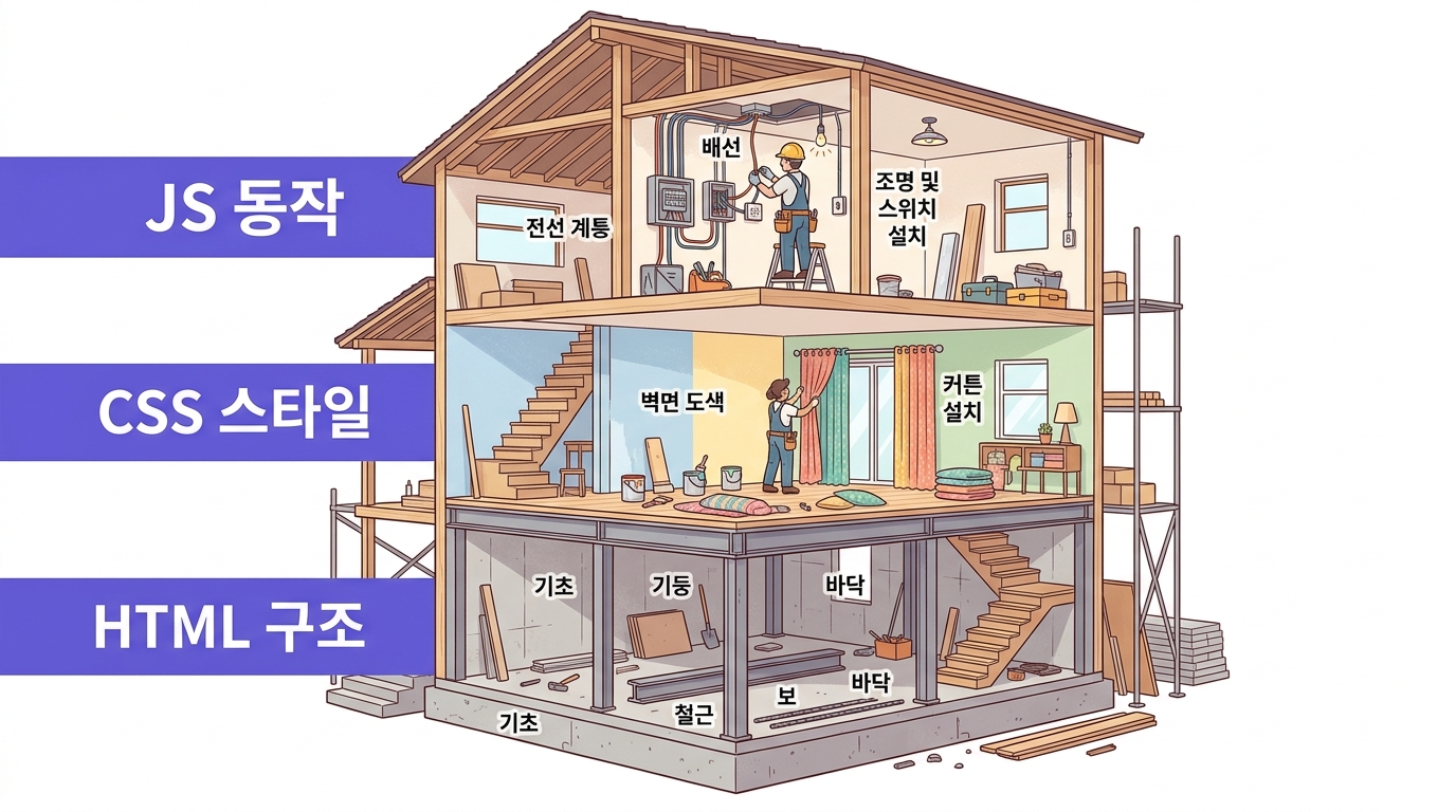 HTML = 집의 골조