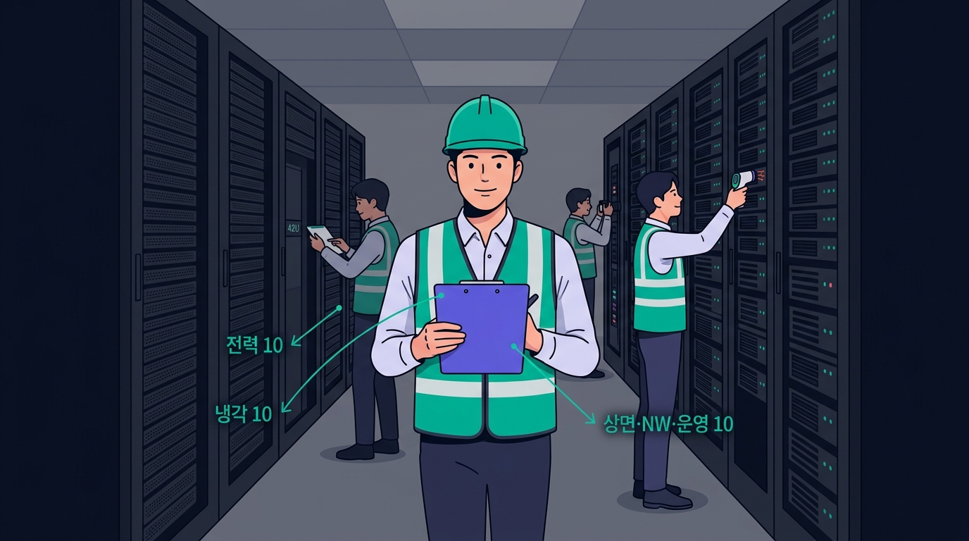 🎨 Editorial illustration of a Korean TA on a dat…