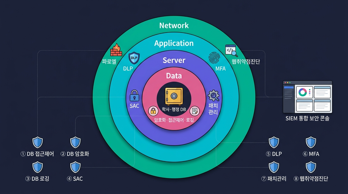 🎨 Editorial security architecture diagram with f…