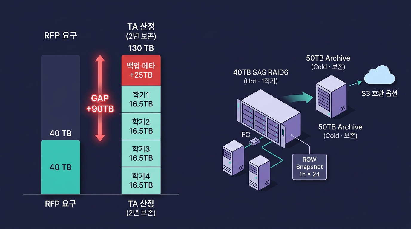 🎨 Editorial storage capacity bar chart and archi…
