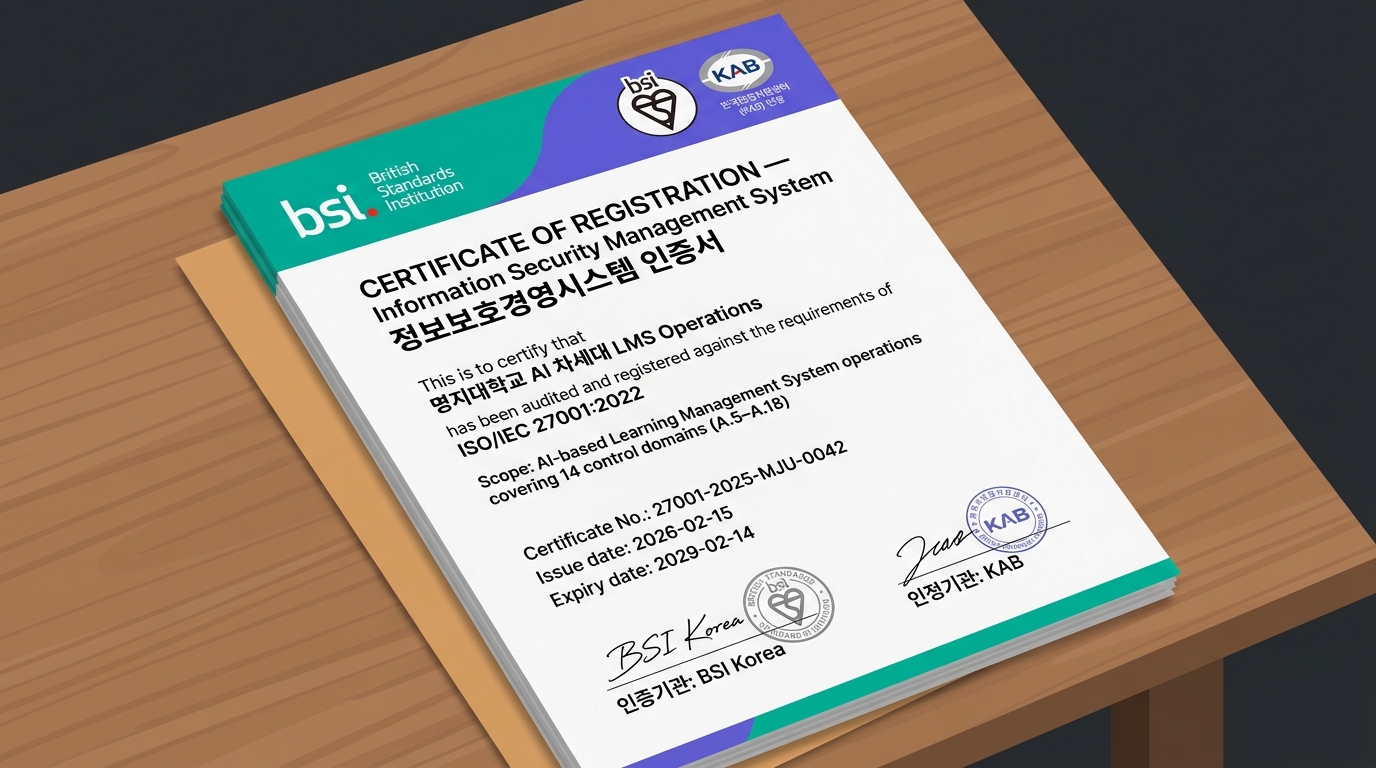 🎨 Photorealistic mockup of an ISO/IEC 27001:2022…