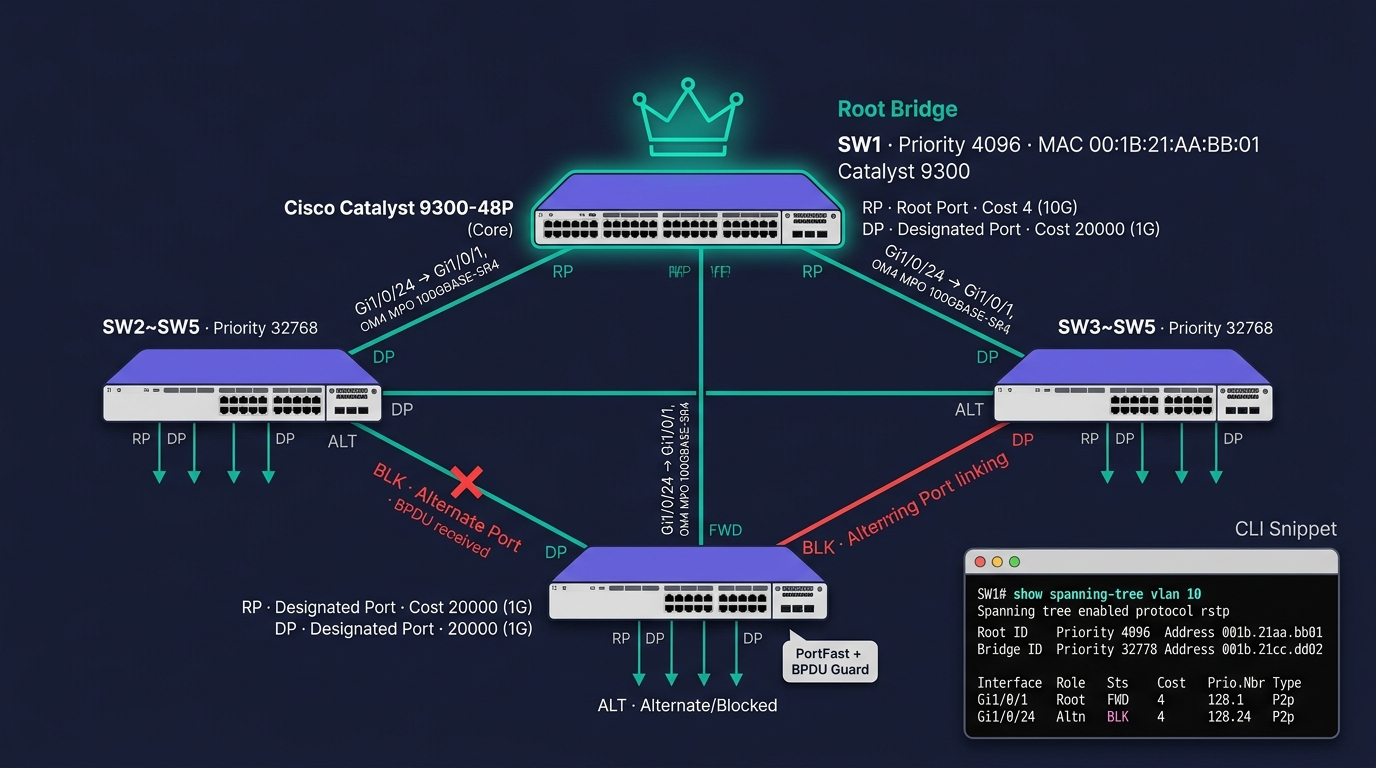 🎨 Editorial topology diagram illustration on dar…