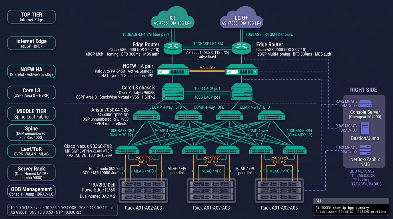 🎨 Editorial data center network reference archit…