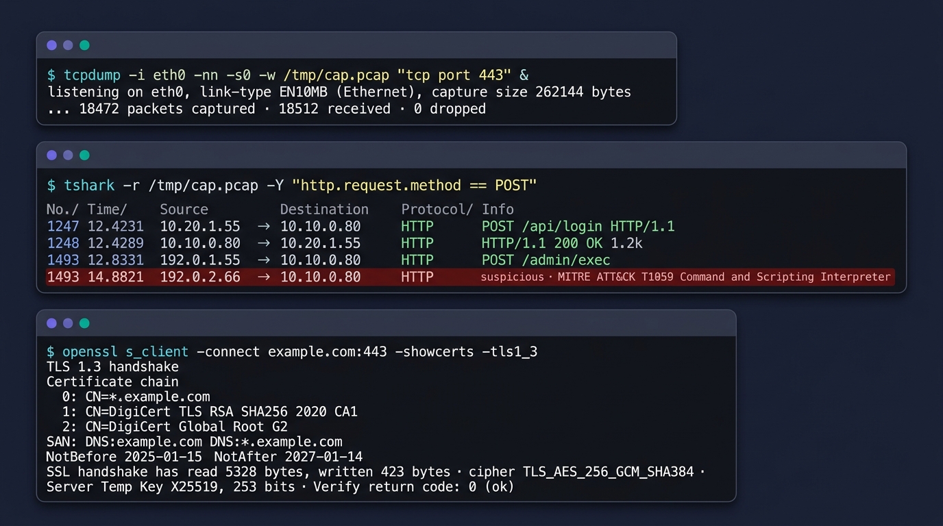 🎨 Editorial terminal screenshot illustration on …