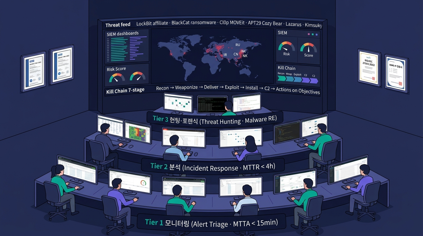 🎨 Editorial illustration of a modern 24/7 Securi…