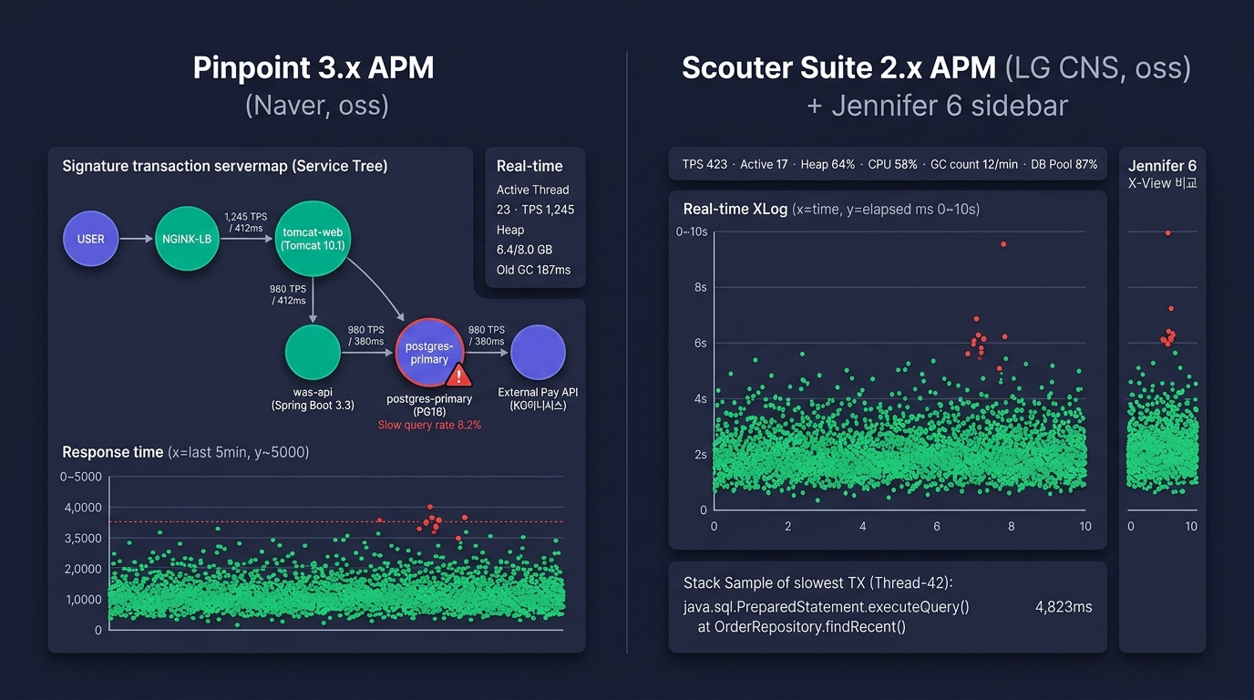 🎨 Editorial APM console mockup illustration on d…