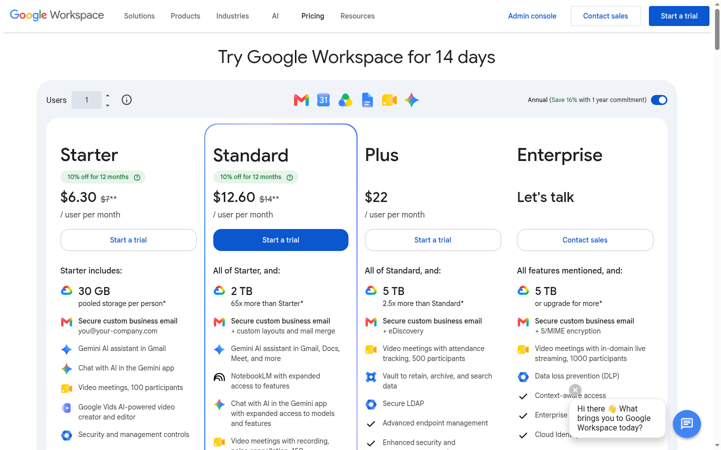 Google Workspace Gemini