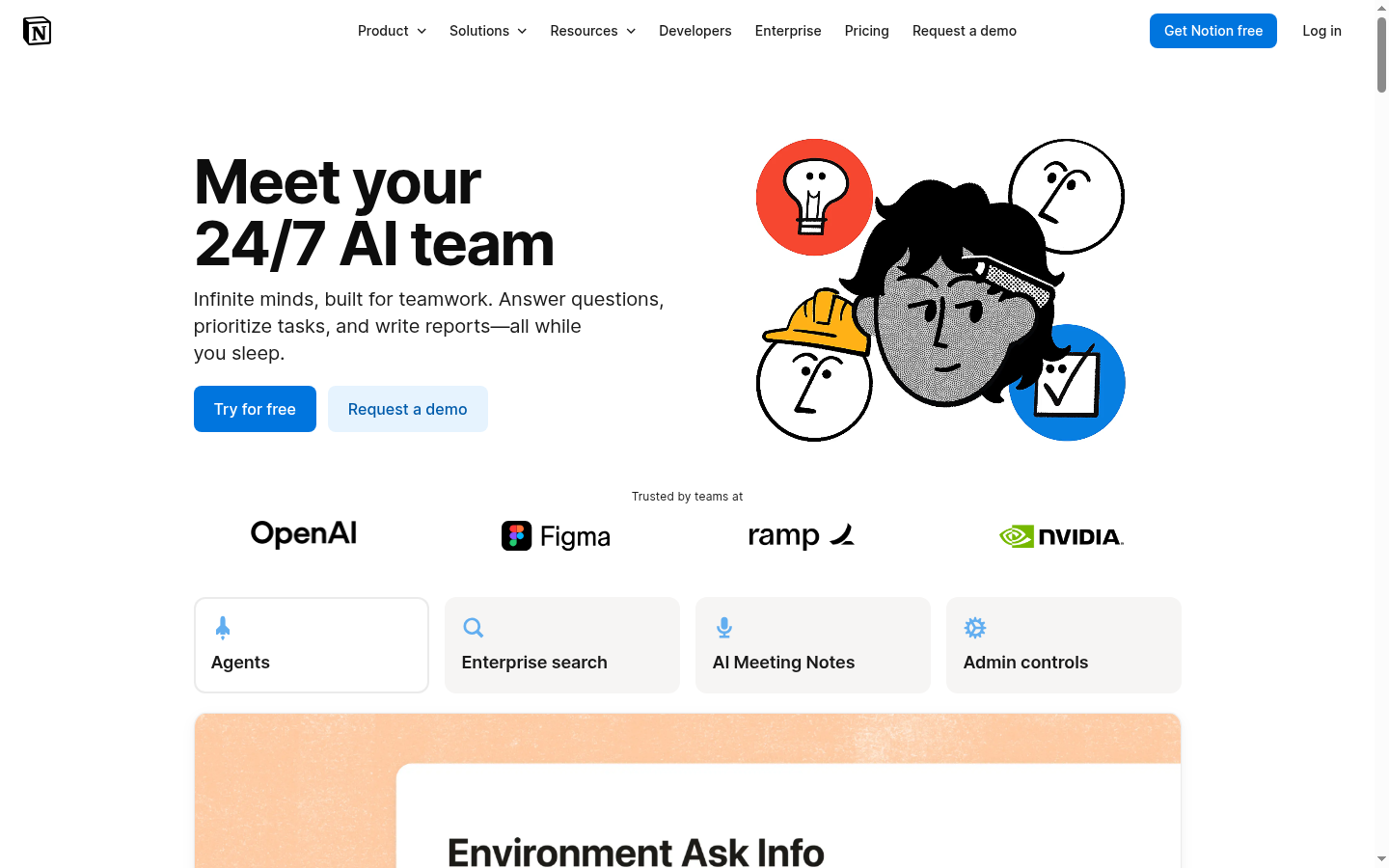 Notion Meet your AI team
