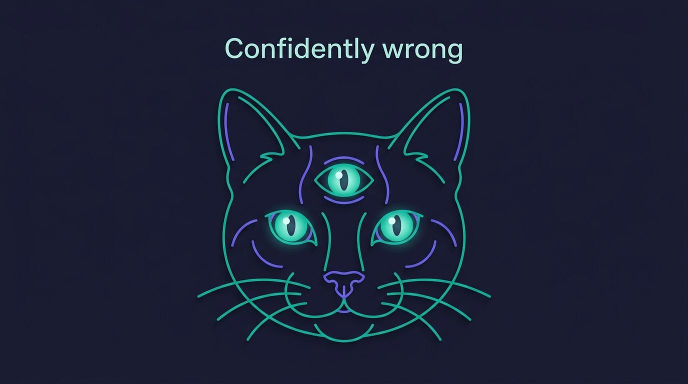 🎨 고양이 눈이 셋 — Confidently wrong