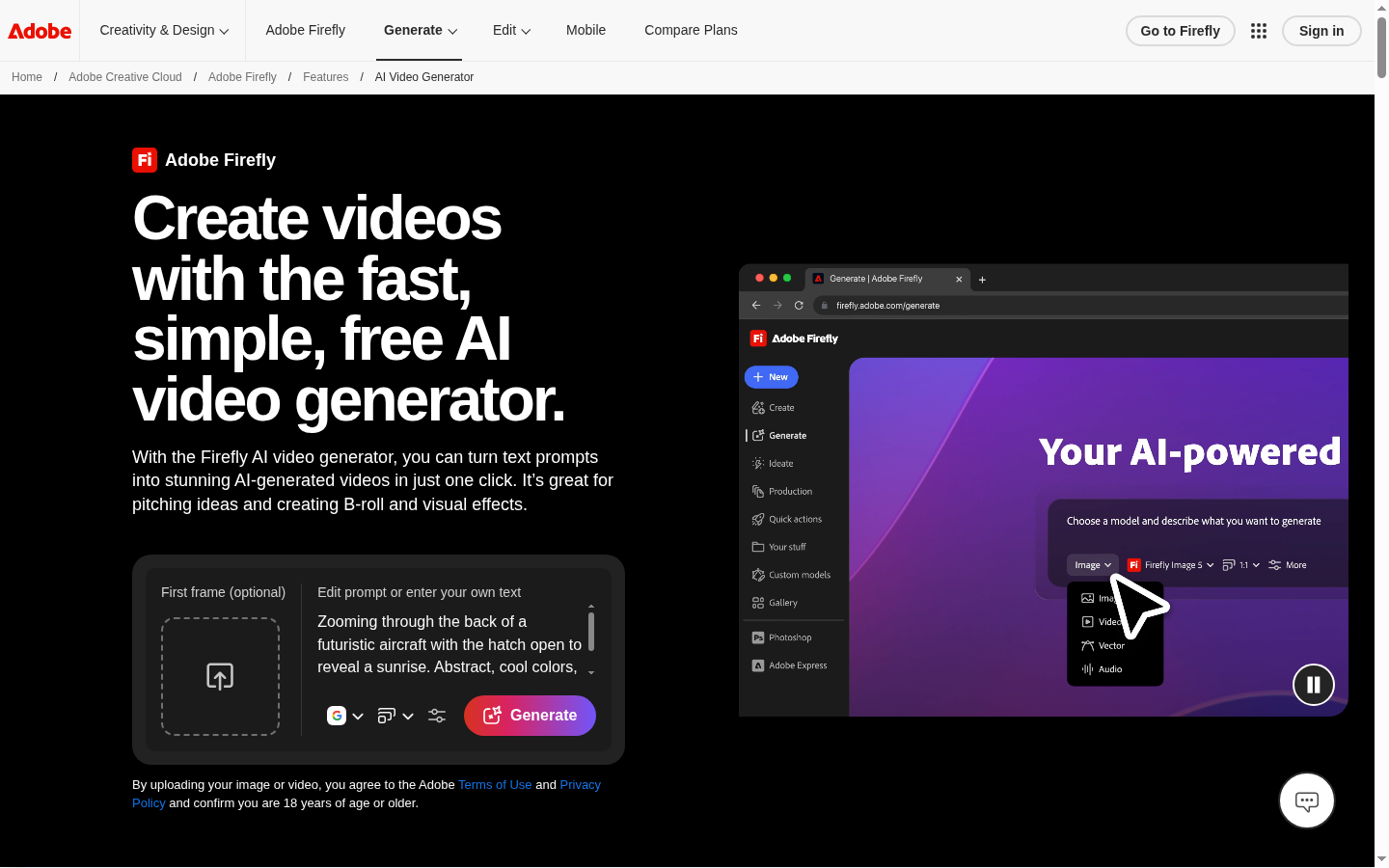 Adobe Firefly Video 멀티모델 허브