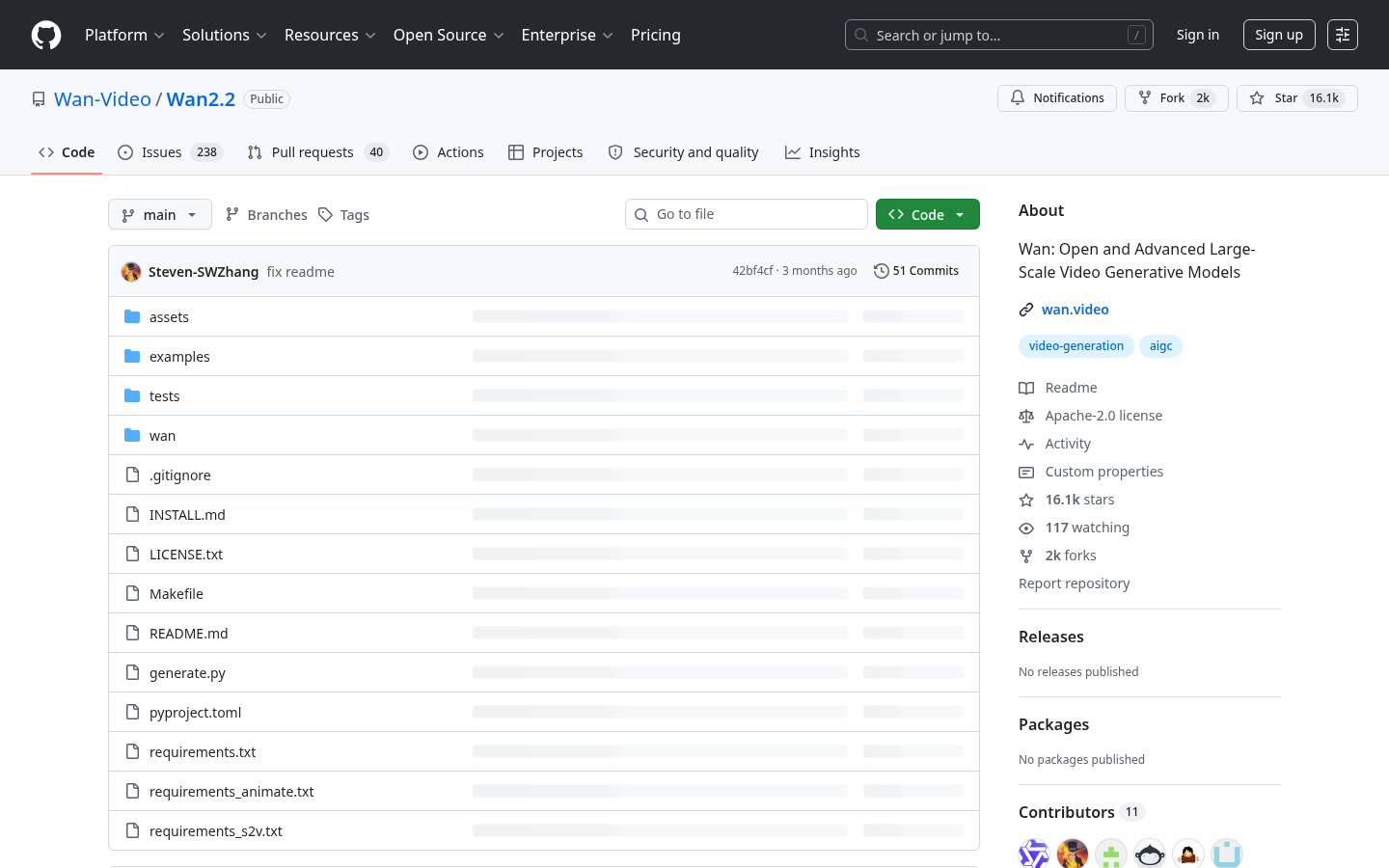 Wan2.2 GitHub 저장소