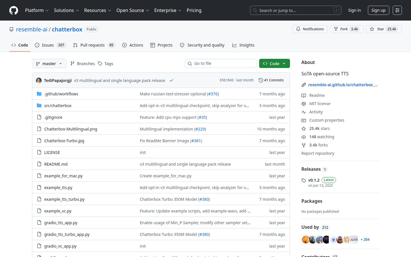 Chatterbox GitHub